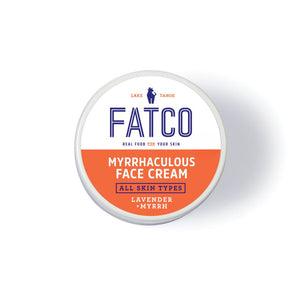 MYRRHACULOUS FACE CREAM 1 OZ-FATCO Skincare Products tallow balm paleo skincare eczema psoriasis cream anti aging nourishing