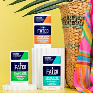 STANK STOP DEODORANT 3-Pack (Build Your Own)-svi_hidden-FATCO1-FATCO Skincare Products grass fed tallow paleo skincare natural deodorant aluminum free