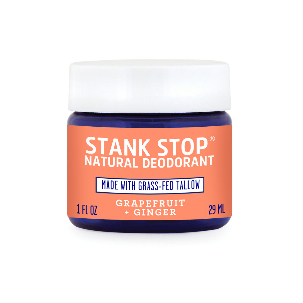 Stank Stop Cream Deodorant, Grapefruit+Ginger, 1 Oz