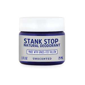 Stank Stop Cream Deodorant, Unscented, 1 Oz