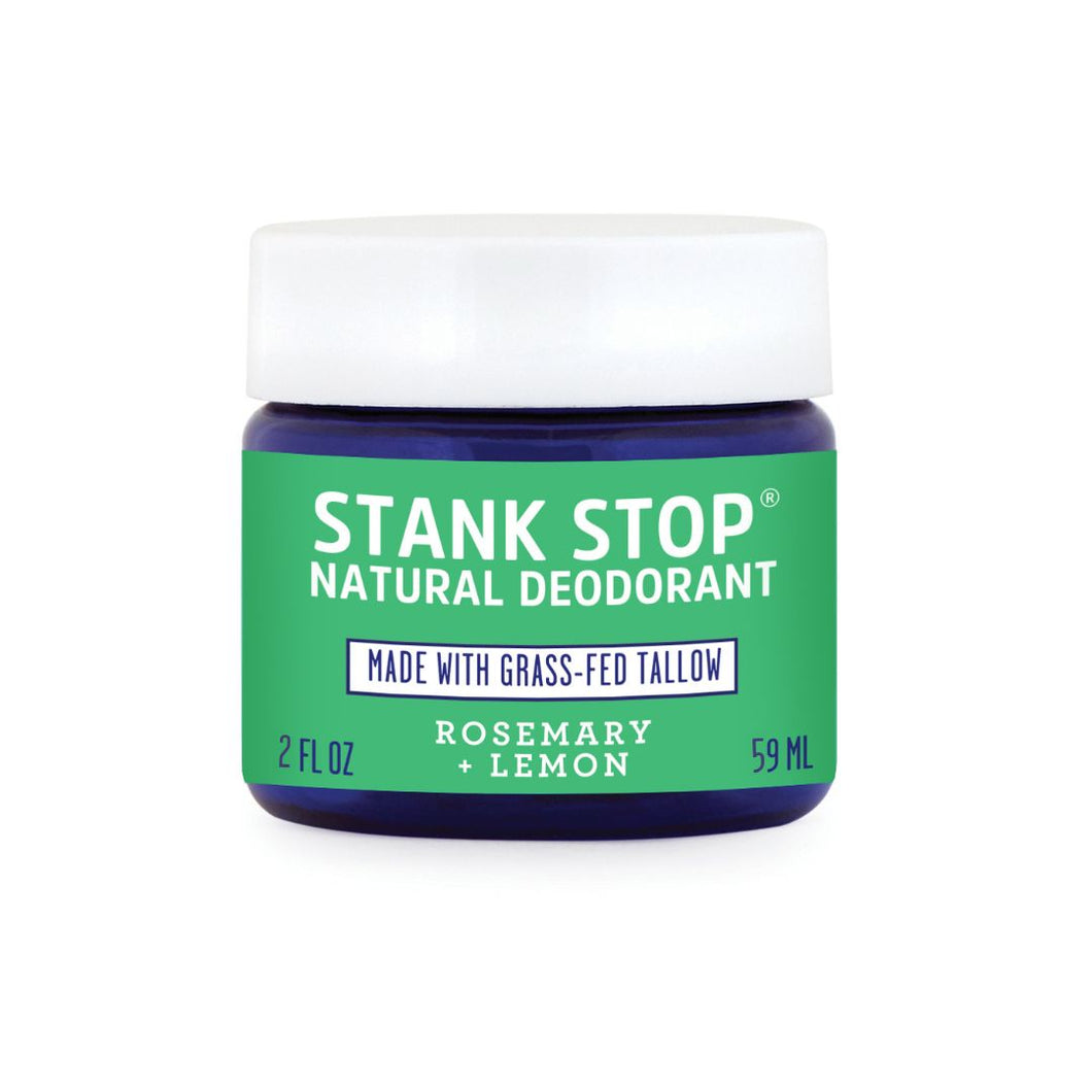 Stank Stop Cream Deodorant, Rosemary+Lemon, 2 Oz