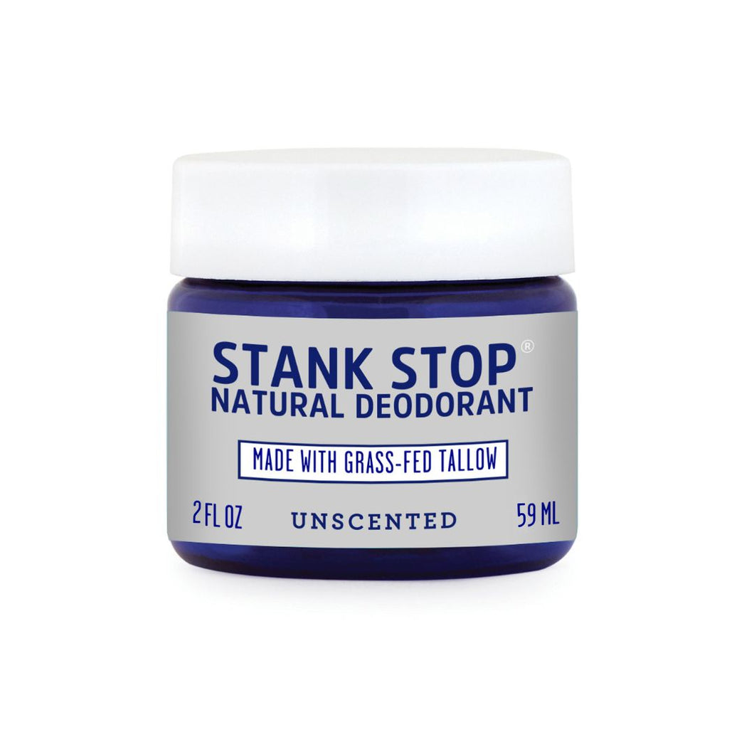 Stank Stop Cream Deodorant, Unscented, 2 Oz