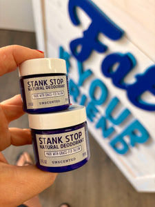 Stank Stop Cream Deodorant, Unscented, 1 Oz